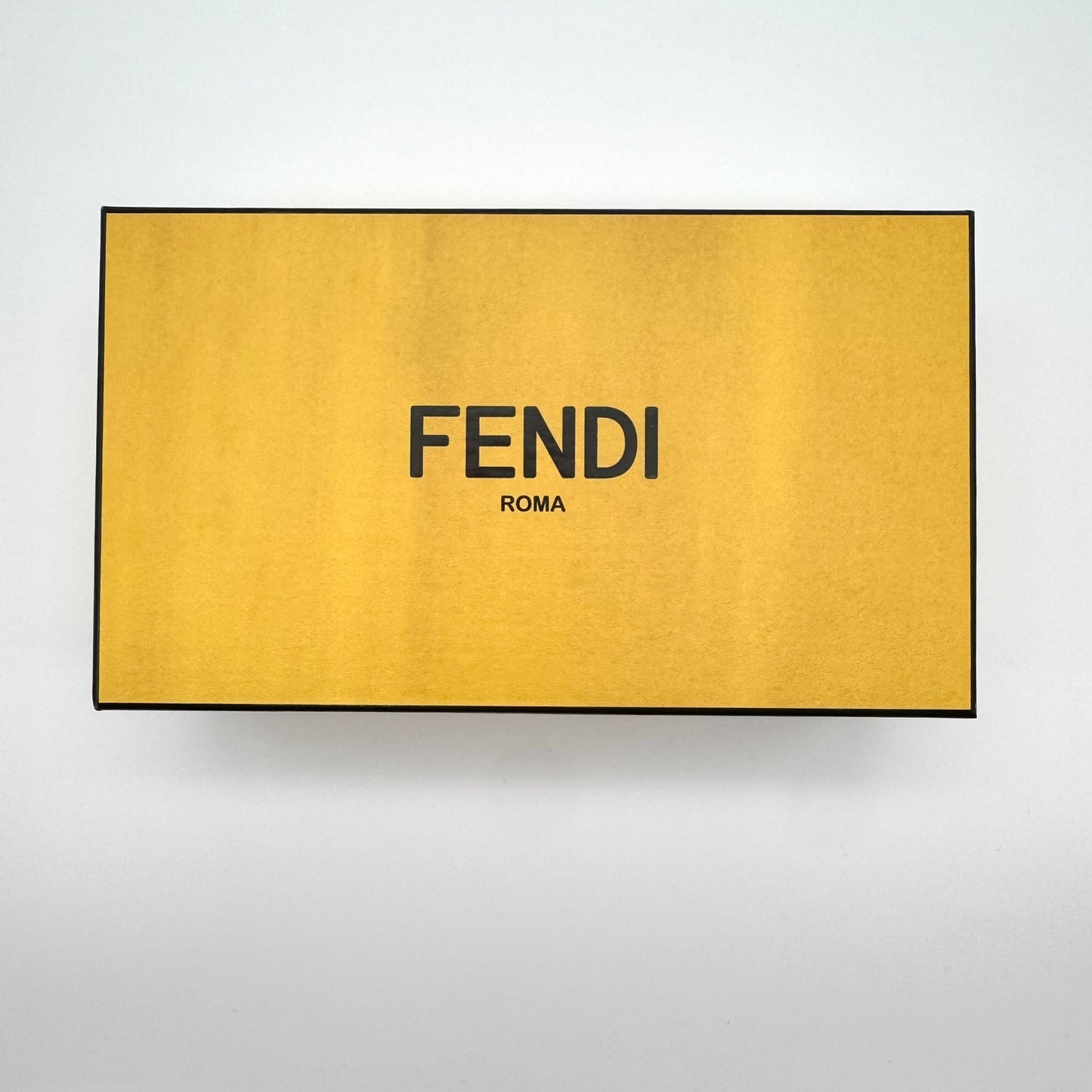 Fendi FF Diamonds Oversized Square Sunglasses – Black Gold